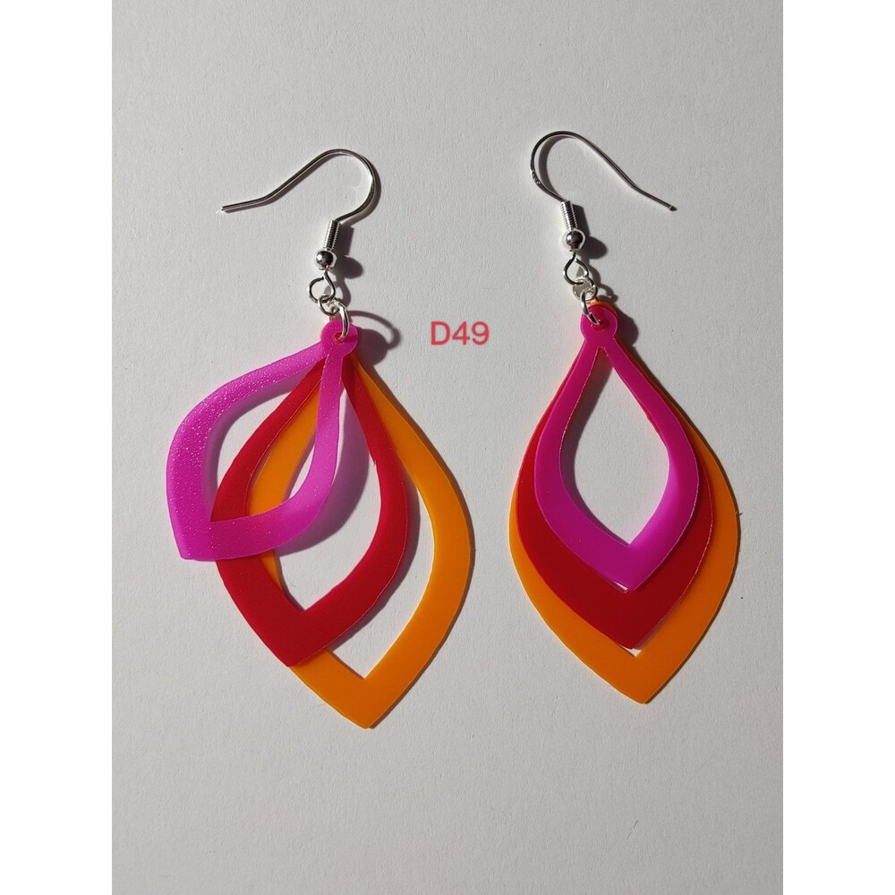 Triple Dangle Earrings
